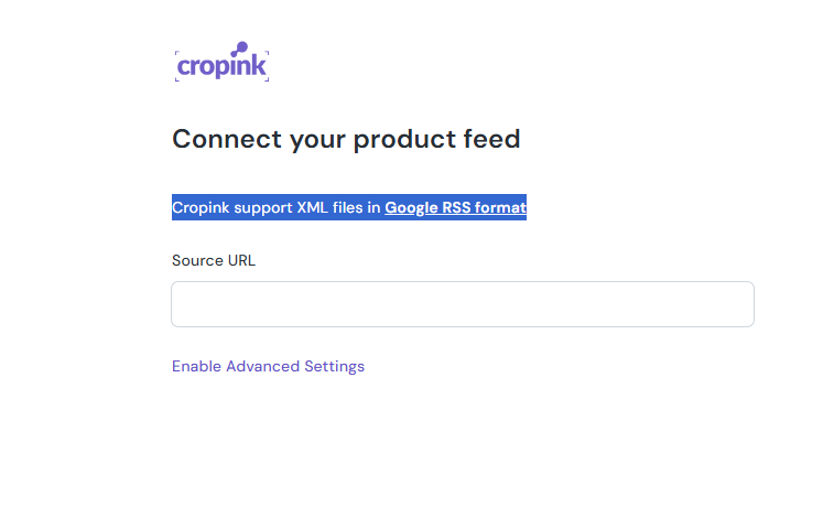 Connect your product feed